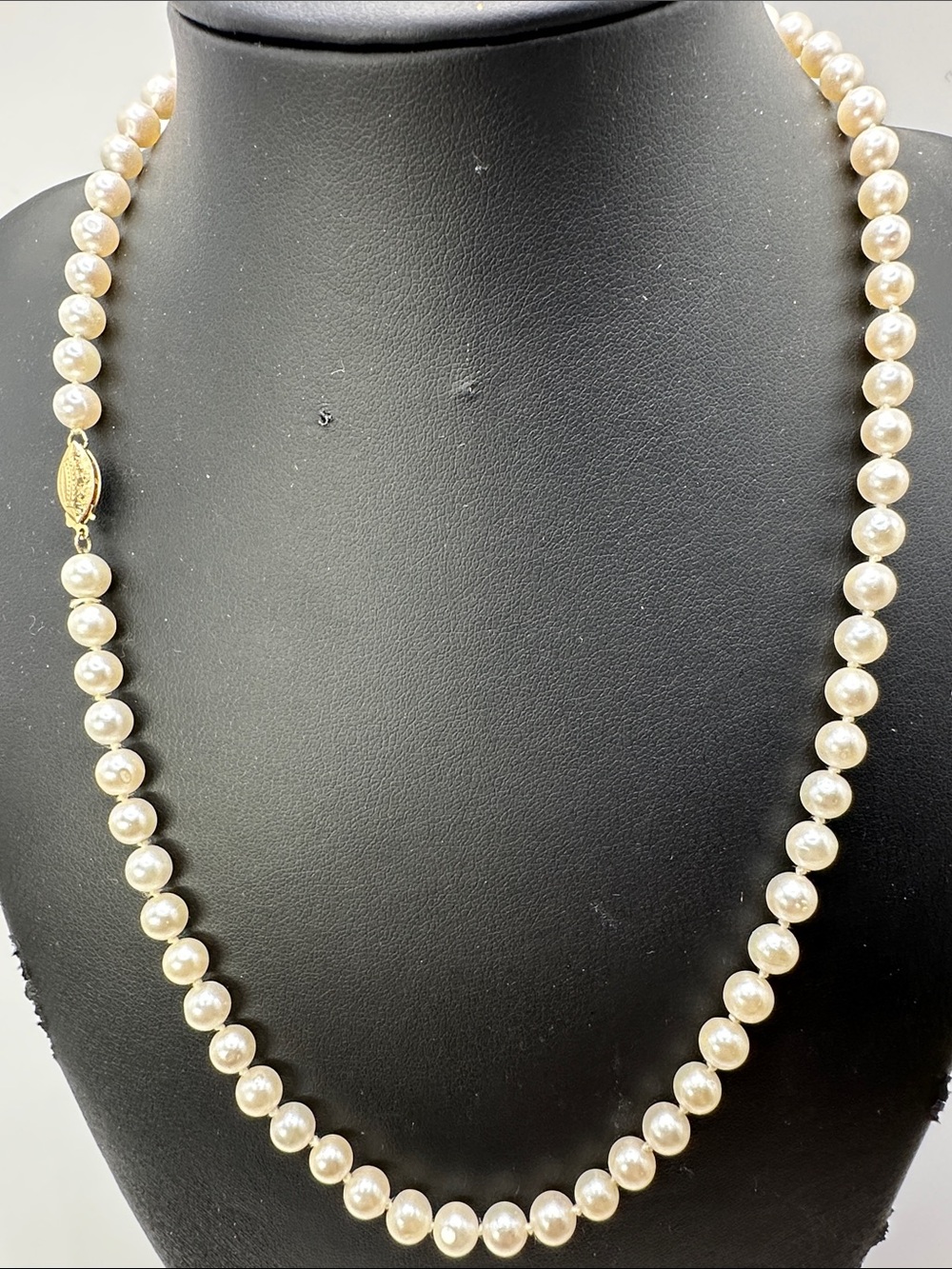 14k Gold Imperial Pearl Syndicate Genuine Pearl Necklace 19” Crown Clasp Akoya? - Picture 17 of 17